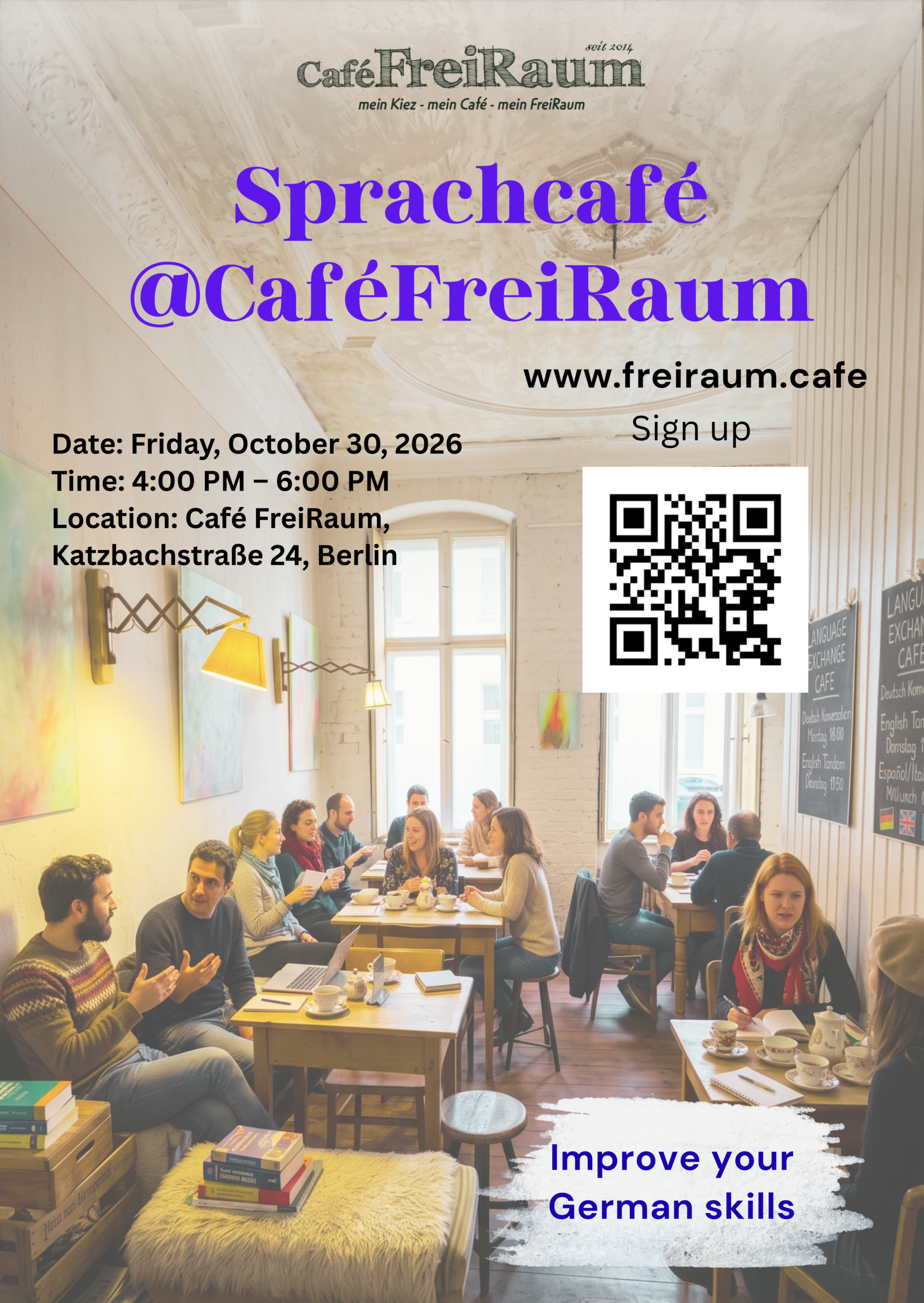 German Language Cafe @ Café FreiRaum